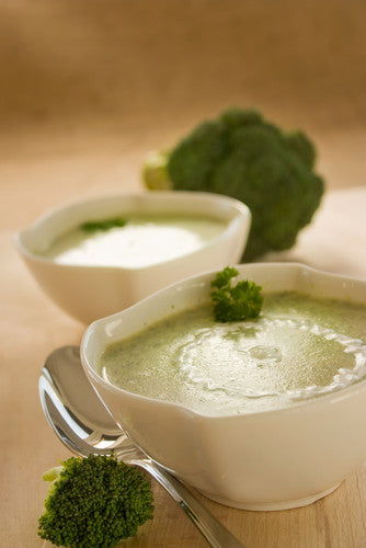 Broccoli and Goat's Cheese Soup