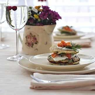 Amanda Hamilton | Feta and spinach pancakes