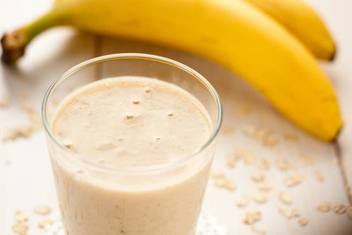 Oat, date and banana protein smoothie