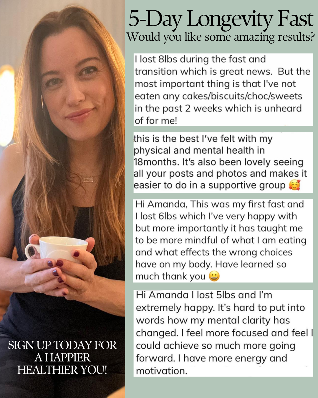 5-Day Guided Longevity Fast (with 14 days wraparound support and recipes)