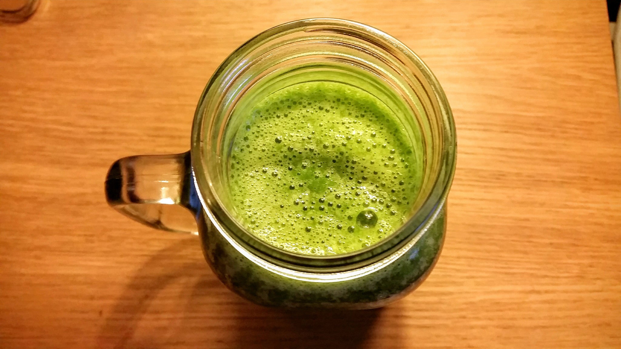 Juice detoxing in the dock
