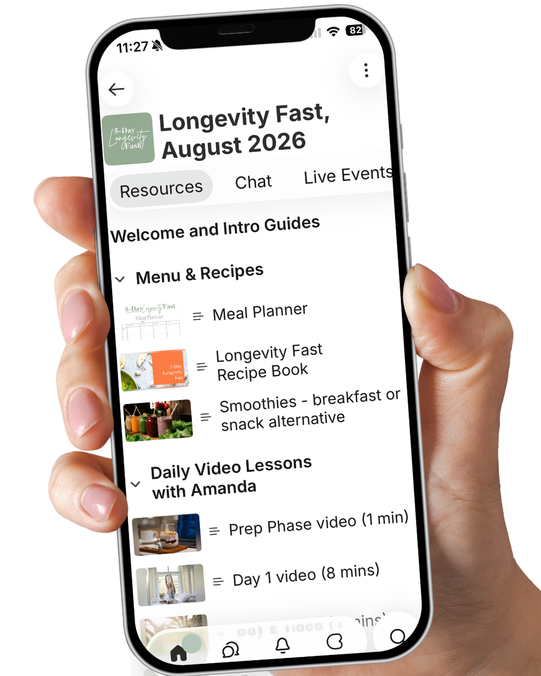 5-Day Guided Longevity Fast (with 14 days wraparound support and recipes)